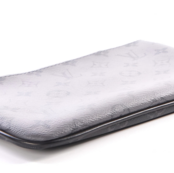 authentic LOUIS VUITTON  Monogram Eclipse Reverse Trio Messenger Small Pochette - Picture 3 of 7